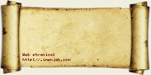 Josif Kanić vizit kartica